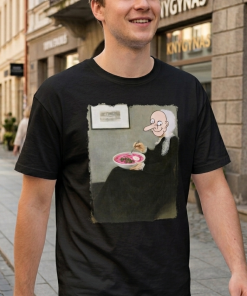 Alternative view of Marškinėliai UNISEX "Šaltibarščiai Whistler's Mother"